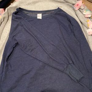 navy crew neck